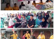 M.Saprol Ketua Umum Luas Jaya Lintas Pok Amai-Amai Berikan Santunan Dan Pembagian Takjil Gratis.