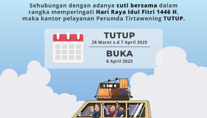 Libur Mudik Lebaran: Jangan Lupa Tagihan Air, Manfaatkan Kemudahan Layanan Kami