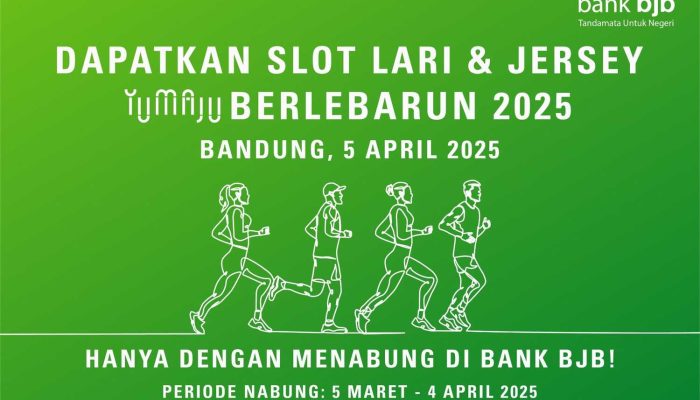 Nabung di bank bjb, Bisa Dapat Slot Lari 5K dan 10K Yumaju Berlebarun