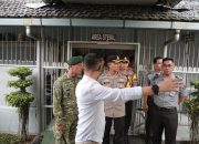 Kapolres Jember Kunjungi Lembaga Pemasyarakatan Kelas II A Jember Pastikan warga Binaan Aman.