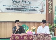 Suasana Penuh Kehangatan Warnai Halal Bihalal MTsN 11 Banyuwangi, Momentum Pererat Silaturahmi dan Semangat Baru Pasca Ramadhan.