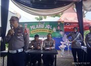 Satlantas Polres Gresik Gelar “MLAKU JOL” Bersama Ratusan Driver Ojol di Posyan Ops Ketupat Semeru 2025.