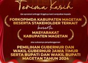 KPU Magetan: Terima Kasih atas Dukungan dan Partisipasi Masyarakat di Pilkada