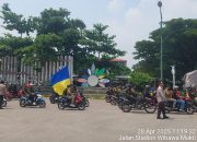 Polsek Cikarang Timur Laksanakan Pengamanan Di Titik Kumpul Brigez Yang Akan Melakukan Aksi Unjuk Rasa Ke Pemda Kabupaten Bekasi
