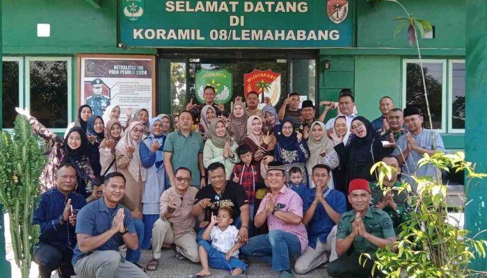 Halal Bihalal di Gelar Koramil 08/Lemah Abang Sekaligus Acara Syukuran Kenaikan Pangkat Anggota