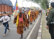 Rombongan Longmarch Biksu Thudong Thailand, Mendapat Pengawalan Polsek Cikarang Timur
