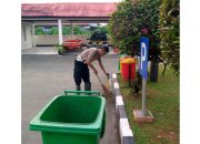 Ciptakan Kenyamanan Tempat Bekerja, Kanit Propam Kedung Waringin Laksanakan Kurve di Lingkungan Mako Polsek