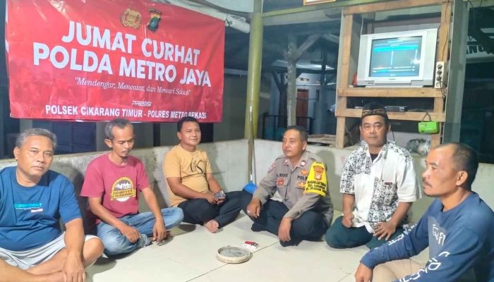 Jum’at Curhat Polsek Cikarang Timur Serap Aspirasi Dan Keluhan Warga Seputar Kamtibmas.