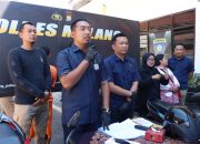 Gercep Polres Malang Berhasil Amankan Tersangka Pencuri Motor Kurir Yakult yang Viral di Medsos