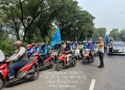 Pengamanan Jalur Aksi Unjuk Rasa (UNRAS) Para Buruh Yang Sedang Memperingati May Day Dan Menuju Kantor Gubernur