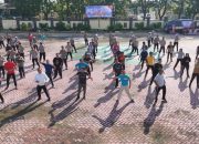 Polres Sumenep Gelar Semarak Mayday Fiesta 2025, Senam Bersama Satukan Buruh, Polisi, dan Pemangku Kepentingan