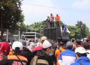 Polisi Lakukan Pengawalan, Peringatan Hari Buruh di Pasuruan Berlangsung Kondusif