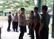 Kodim 0801/Pacitan Mendapat Kunjungan Dari Polres Pacitan, Perkuat Sinergitas TNI-Polri