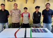 Gerak Cepat Polisi Amankan Dua Remaja Bersajam Hendak Tawuran di Surabaya