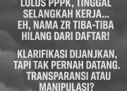 Seleksi P3K Kabupaten Sumenep Patut Diduga Ada Permainan Pasalnya Peserta Lolos Tiba-tiba Hilang