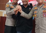 Rapat koordinasi dalam rangka kesiapan pengamanan temu kadhang PSHT Letting 2023 di Wilayah Kabupaten Jember berlangsung di Obyek Wisata Rembangan, Desa Kemuningsari Lor
