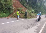 Longsor Di Wilayah Tegalombo, TNI Gerak Cepat Lakukan Aksi Pembersihan