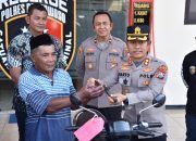 Pasca Amankan Tersangka Curanmor, Polres Bondowoso Serahkan Motor ke Pemilik Tanpa Biaya