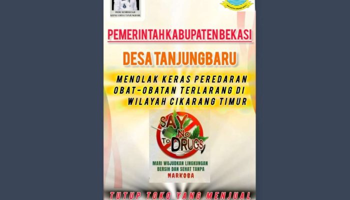 Kades Tanjungbaru Tolak Keras Peredaran Narkoba Dan Toko Obat-Obatan Terlarang di Daerahnya