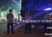 Polsek Sukatani Tak Henti Gelar Patroli Malam Cegah Kejahatan Jalanan dan Tawuran 