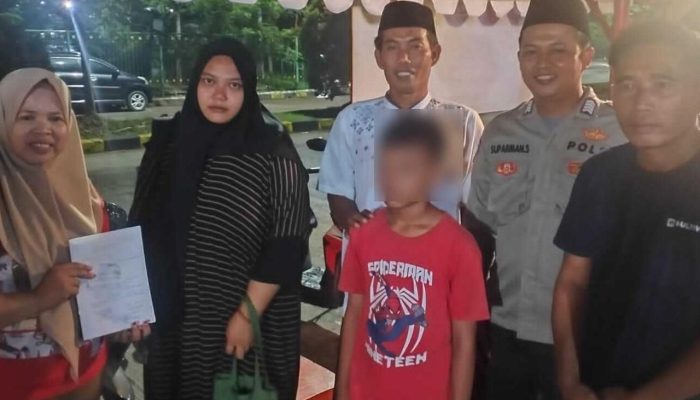 Gercep! Polsek Cikarang Timur Pertemukan Kembali Anak Yang Hilang dengan Orangtuanya
