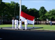 Dandim 0801/Pacitan Bersama Forkopimda Ikuti Upacara Peringatan Hari Lahir Pancasila Di Pendopo Pacitan