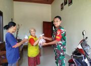 Pererat Silaturahmi, Babinsa Koramil 0801/07 Ngadirojo Hadiri Penyembelihan Hewan Kurban