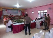 Babinsa 0801/11 Donorojo Hadiri Ujian Seleksi Perangkat Desa Di Wilayah Binaan