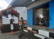 TNI Tinjau Gabah Hasil Sergab Di Gudang Bulog Pacitan, Pastikan Aman Dan Berkualitas