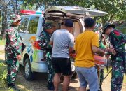 Kodim 0801/Pacitan Gelar Aplikasi Latnis dan Taktis Teritorial Proglatsi Penanggulangan Bencana