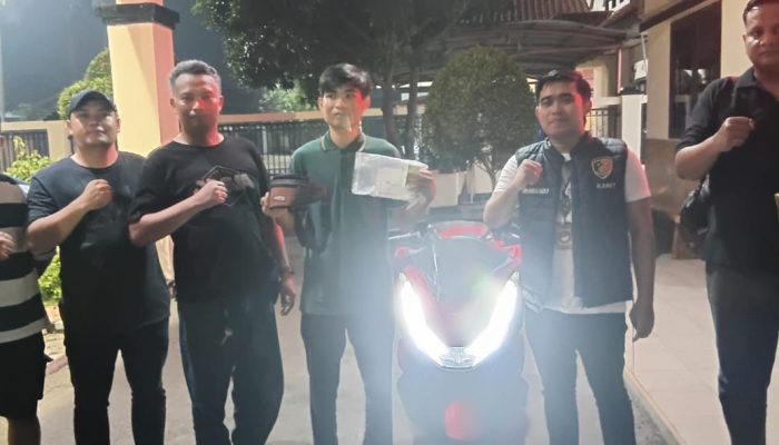 Reskrim Polsek Cikarang Timur Kembalikan Kendaraan Hasil Tindak Pidana Pencurian Dan Penipuan