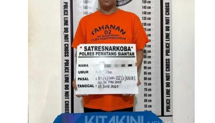 Diduga Pengedar Barang Haram, Warga Lorong 9 Parluasan Siantar Diringkus Polisi