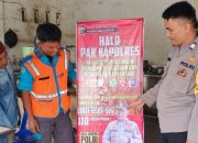 Polsek Dolok Pardamean Sosialisasikan Call Center 110 Polri kepada Masyarakat Jelang HUT Bhayangkara ke-79