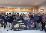 Kodim 0801/Pacitan Ajak Prajurit, Keluarga dan Warga Nobar Film “Believe” Di Suncity XXI Madiun
