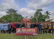 Babinsa 0801/10 Punung Hadiri Pembukaan Turnamen Sepak Bola Gala Desa