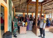 Tertib, Aman dan Tepat Sasaran, Pesan Danramil 0801/06 Bandar Saat Pendistribusian Beras Pangan