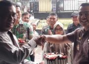 Polsek Cibeber mendapat Ucapan Hari Bhayangkara ke – 79 dari Koramil dan Camat Cibeber Cianjur