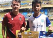 Bintang Khairulloh Anak Kampung Lilingir Desa Cipayung Lolos Seleksi ikut ke Academy Levante Spanyol.