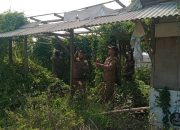 Forkopimcam Kedungwaringin Bersama Pemdes Polsek Dan Koramil13/Kedungwaringin Lakukan Penertiban Bangli Di Jalan Lingkar Irigasi Perumahan GCC 2 Kedungwaringin