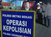 Polsek Cikarang Timur Terus Laksanakan Operasi Kejahatan Jalanan Cegah Aksi Begal Dan Tawuran.