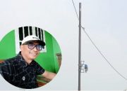 Di Duga Belum Miliki Izin Resmi Pemasangan Tiang Internet (Wifi) Milik PT.Tamaro Tabrak Aturan.