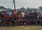 Kepala Desa Tanjungbaru Buka Turnamen Futsal Anak Usia Sekolah Dasar Dalam Menyambut HUT RI KE – 80