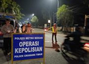 Cegah Kejahatan Jalanan Di Wilayah Hukumnya Polsek Cikarang Timur Gelar Operasi Kejahatan Jalanan.