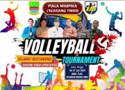 Sambut Hari Jadi Kabupaten Bekasi Ke – 75 Dan HUT RI Ke – 80 Muspika Cikarang Timur Gelar Tournament Volley Ball