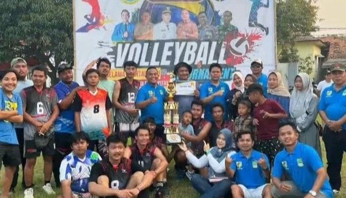 Muspika Cikarang Timur Bersama DPK KNPI Sukses Gelar Tournament Volley Ball Piala Muspika Cikarang Timur