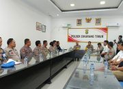 Kapolres Metro Bekasi Kunjungi Polsek Cikarang Timur Beri Arahan Untuk Tingkatkan Kinerja dan Pelayanan Publik