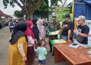 TNI Polri Dampingi Kegiatan Gerakan Pangan Murah (GPM) di Wilayah Pacitan