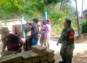 TNI Dampingi Program RTLH Wilayah Pacitan Memasuki Tahap Pendistribusian Material