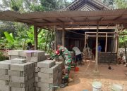 Melalui Program Rutilahu, Babinsa Koramil 0801/08 Tulakan Berpartisipasi Bantu Proses Pembangunan