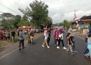 Danramil Beserta Anggota Koramil 0801/03  Arjosari Ikut Meriahkan Jalan Sehat Kreasi Antar RW Dalam Rangka HUT RI Ke -80.